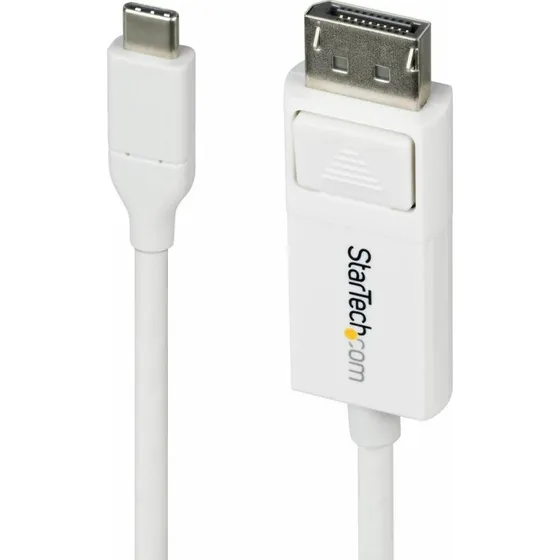 Startech USB-C til DisplayPort-kabel, hvid, 1,9 m