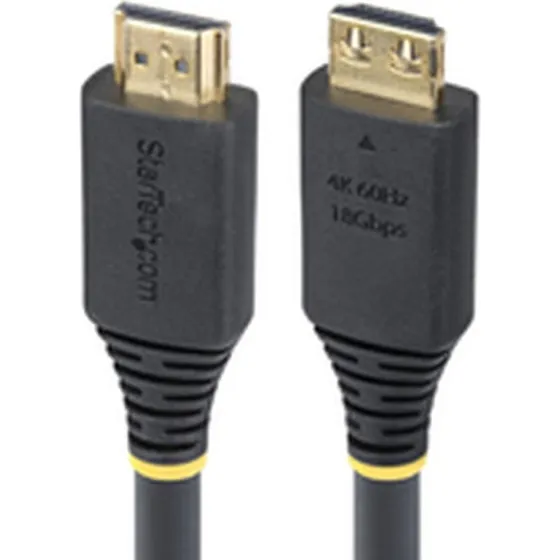 Startech HDMI2-CABLE-GRIP-20F 6,1 m HDMI 2.0 højhastighedskabel med griber