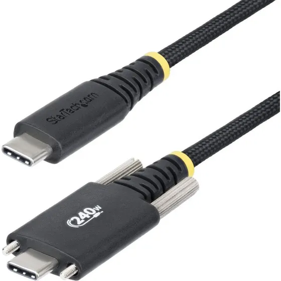 StarTech USB-C kabel 3 m, sort, USB 2.0, 240 W