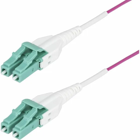 StarTech OM4 LC/LC 3m Violet Fiberoptisk Patchkabel