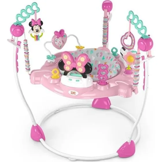 Disney Baby Minnie Mouse Aktivitetscenter, 360° svævende, 10 interaktive lege