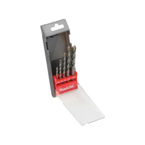 Makita Borsæt 4-10mm D-05175 – 5 stk 2-skærs bor