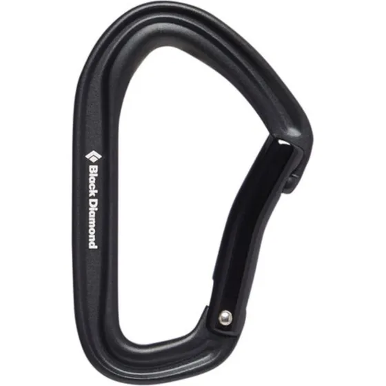 Black Diamond HotForge Bent Gate karabinhage – sort
