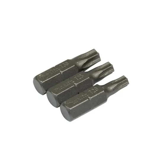 Makita Skruetrækkerbitsæt T20, T25, T30 – 3 stk – 25 mm