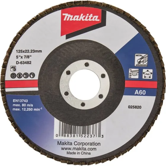 Makita D-63482 Flapdisk 125 mm A60