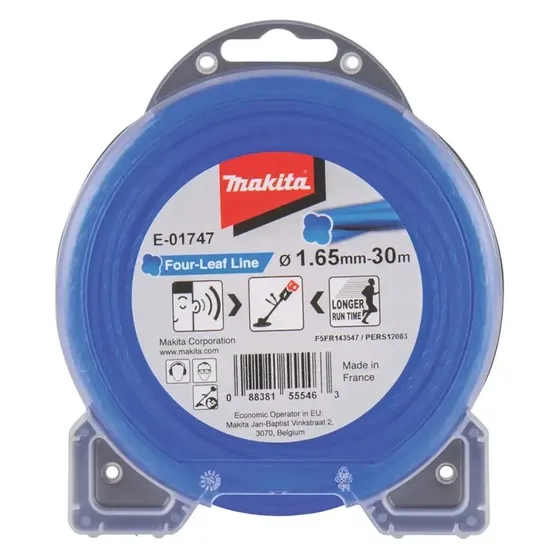 Makita Four-leaf Nylontråd 1,65 mm, 30 m