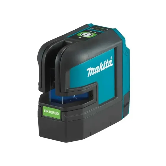 Makita SK105GDZ Grøn Krydslaser 12V, 80m Rækkevidde