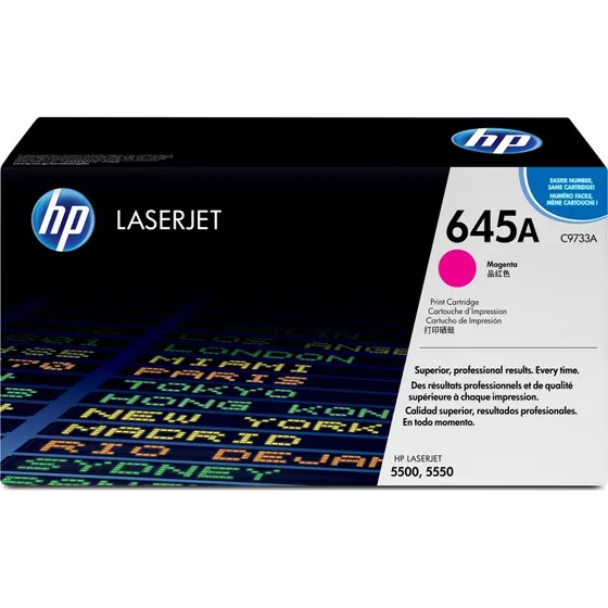 HP 645A Magenta Toner C9733A for Color LaserJet 5500/5550
