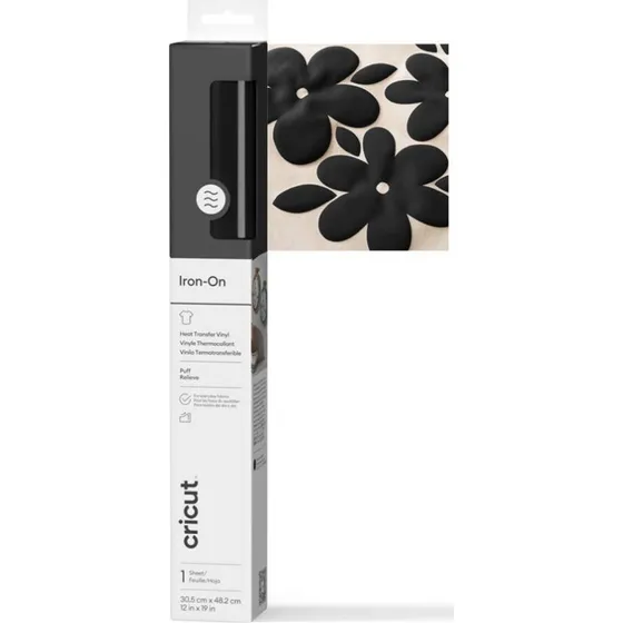 Cricut Iron-on Puff Sort 30,5 x 48,2 cm