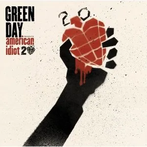 Green Day - American Idiot (20 Års Jubilæum) Rød og Sort 2LP