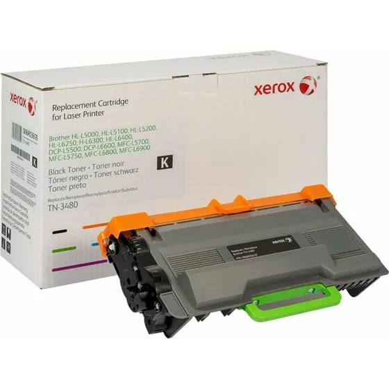 Xerox 006R03618 Sort Toner – 8000 sider, kompatibel med Brother TN3480