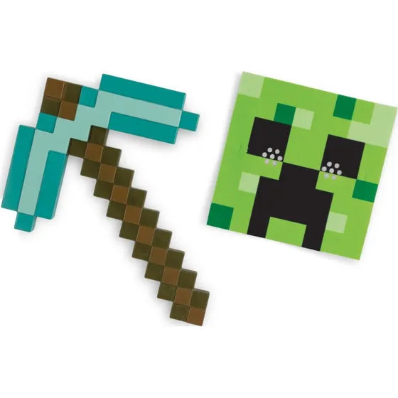 Disguise Minecraft Pickaxe med Maske 156269