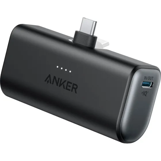 Anker Nano 5000 mAh Powerbank med USB-C, sort