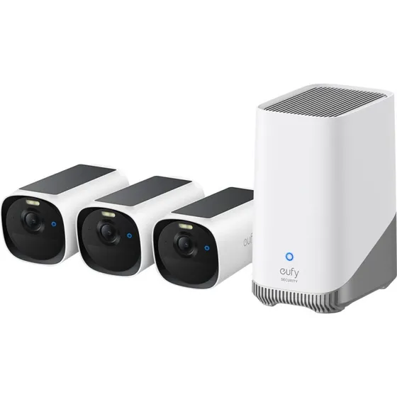 Eufy EufyCam E40 3-Cam Kit med HomeBase S280