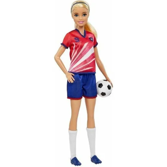Barbie Dukke Fodboldspiller - 3 år+