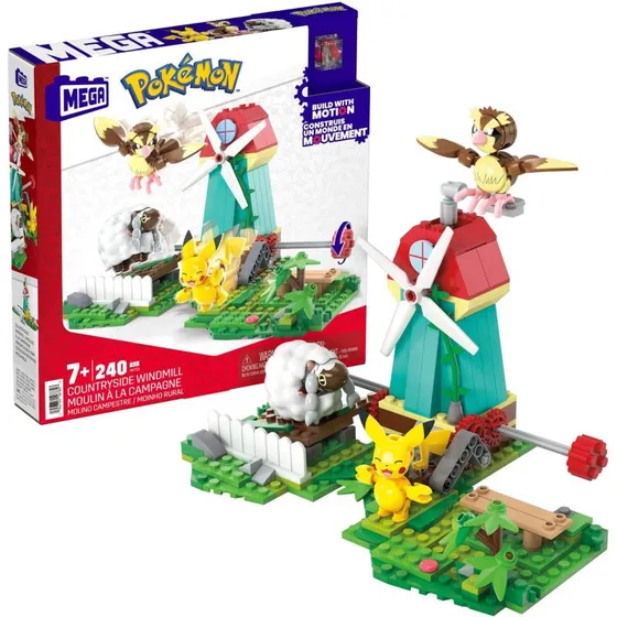 Mega Construx Pokémon Windy Town - Byggelegetøj med bevægelse