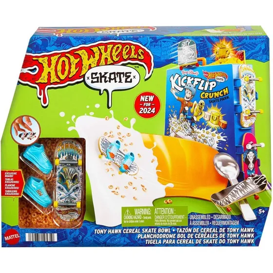 Hot Wheels Skate Tony Hawk Cereal Skate Bowl