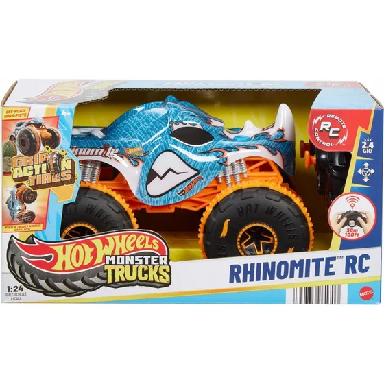 Mattel Hot Wheels Rhinomite RC 1:24 - Multifarvet