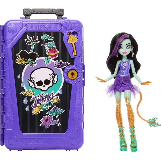 Monster High Skulltimate Secrets Jinafire Long – Rejseinspireret dukke med 125+ looks