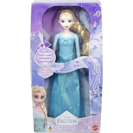 Disney Frozen Elsa Syngende Dukke – Sang på 4 Sprog – Alder 3+
