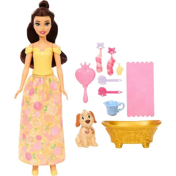 Disney Princess Belle - Kæledyrsbadesæt med hund og tilbehør