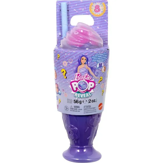 Barbie Pop Reveal - Duftende dukke med farveskiftende makeup og skjulte overraskelser
