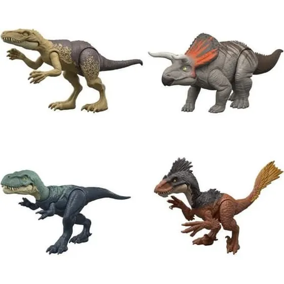 Jurassic World - Överraskningsattack - Ledad dinosauriefigur JGB77