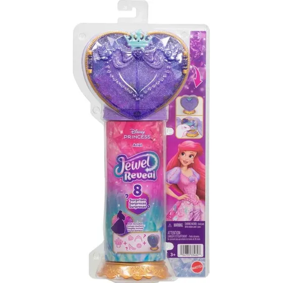 Disney Princess Fashion Doll Reveal Ariel - Jewel Reveal Dukke