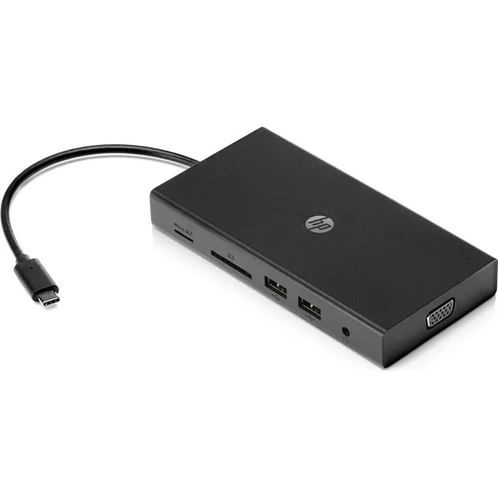 HP Travel Hub USB-C Portreplikator, VGA & HDMI