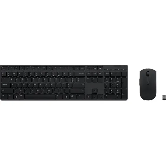 Lenovo Professional Trådløs Mus & Tastatur Sæt, Amk. Engelsk, Brown Box