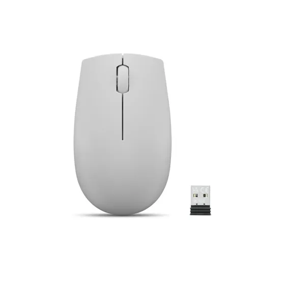 Lenovo 300 Wireless Compact Grå Optisk Mus