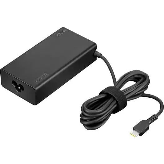 Lenovo 100 W USB-C AC-adapater, sort