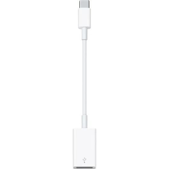 Apple USB-C til USB-A adapter, hvid (Thunderbolt 3-kompatibel)