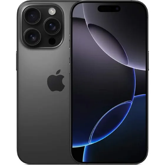 iPhone 16 Pro 128GB Sort Titanium, 48MP kamera
