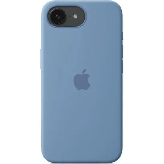 Apple iPhone 16E Silikonskal Vinterblå