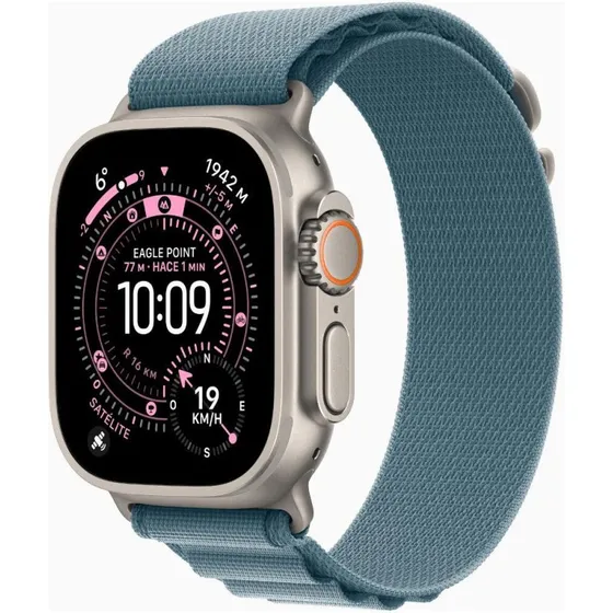 Apple Watch Ultra 3 49 mm Blå Titanium med Alpine Loop