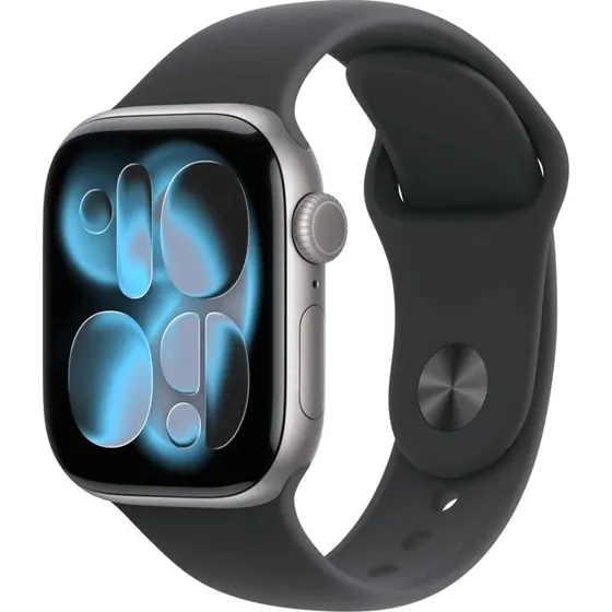 Apple Watch Series 11 42 mm GPS Sort Grå Sportbånd