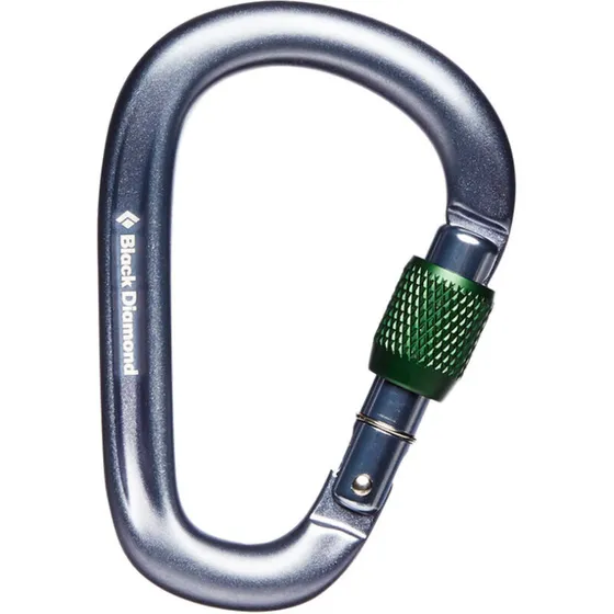 Black Diamond PearLock Screwgate karabin – skruelås, pæreformet