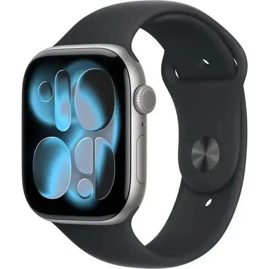 Apple Watch Series 11 46 mm grå/sort, GPS, 64 GB