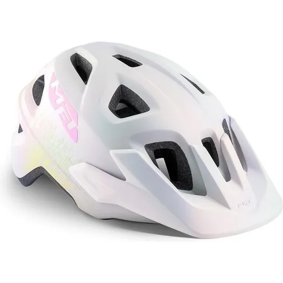 MET Eldar Cykelhjelm Youth 52–57 cm, White Texture