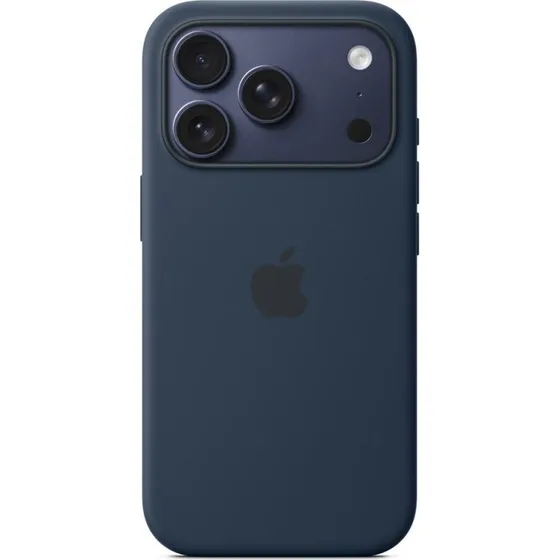 Apple iPhone 17 Pro Silikonecover Midnight (mørkeblå) med MagSafe