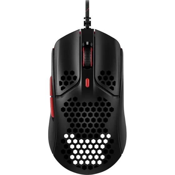 HyperX Pulsefire Haste Optisk Gamingmus Sort/Rød 59g