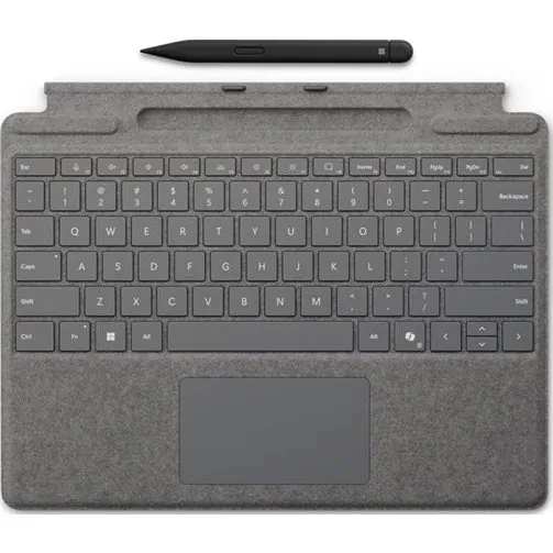Microsoft Surface Pro Keyboard Tastatur Spansk Platinum