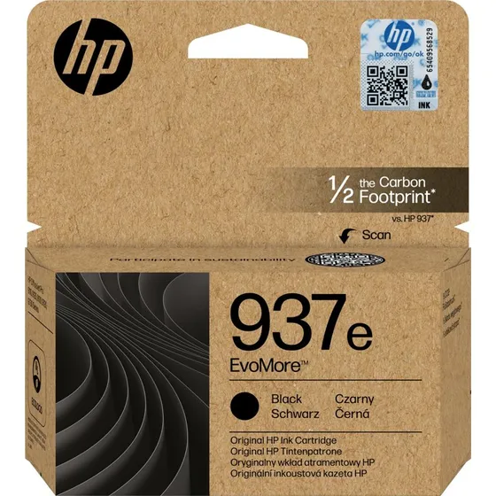 HP 937e EvoMore Sort, op til 2.500 sider