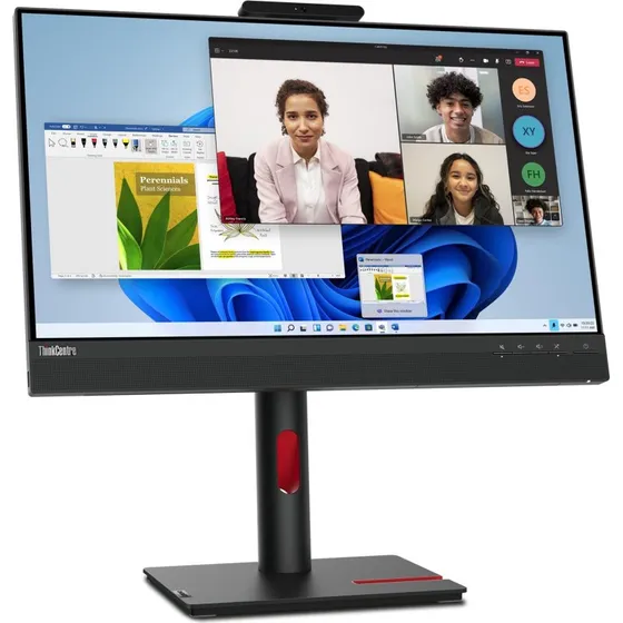 Lenovo ThinkCentre Tiny-in-One 24 Gen 5 24" Full HD IPS Skærm, Ravnsort