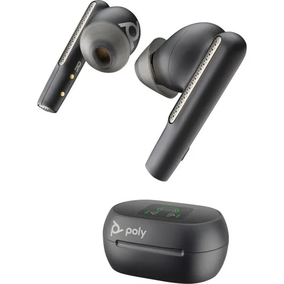 Poly Voyager Free 60+ UC Trådløse Øretelefoner, Sort