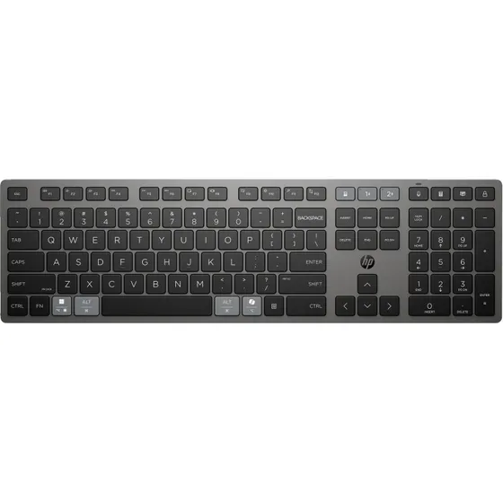 HP 725 Trådløst Tastatur Pan Nordic, Grå