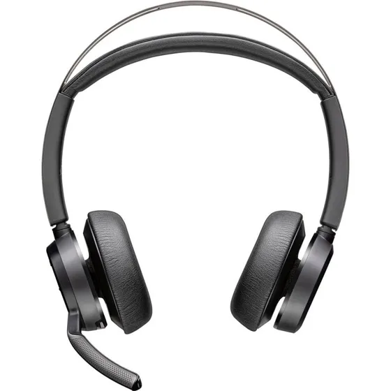 Poly Voyager Focus 2 USB-C, sort, med ladestander