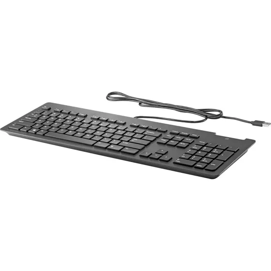 HP Business Slim v2 Tastatur, USB, Pan Nordic, Sort