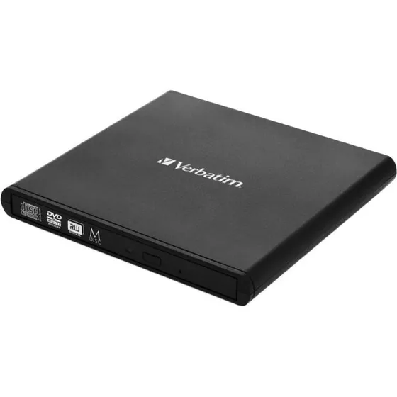 Verbatim Slimline DVD±RW USB 2.0 Ekstern Brænder, Sort